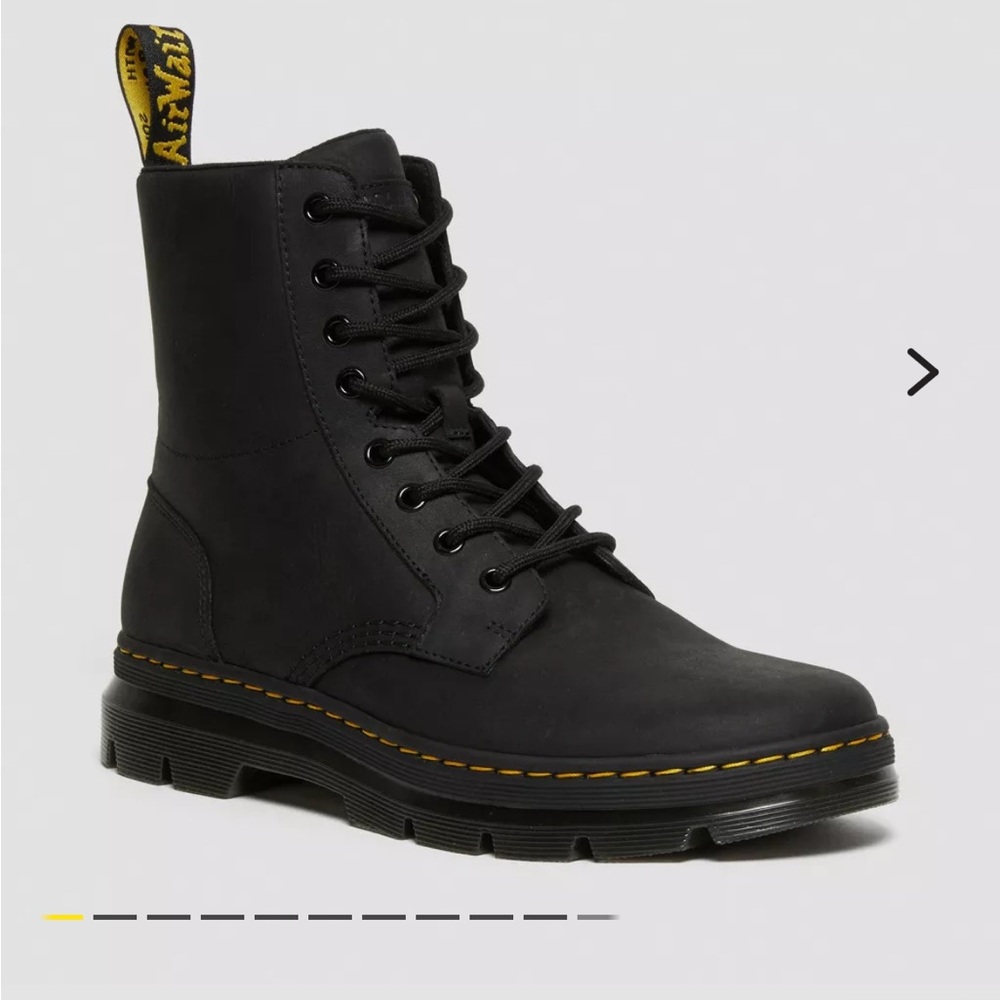 DR. MARTENS COMBS LEATHER CASUAL BOOTS - Picture 3 of 16